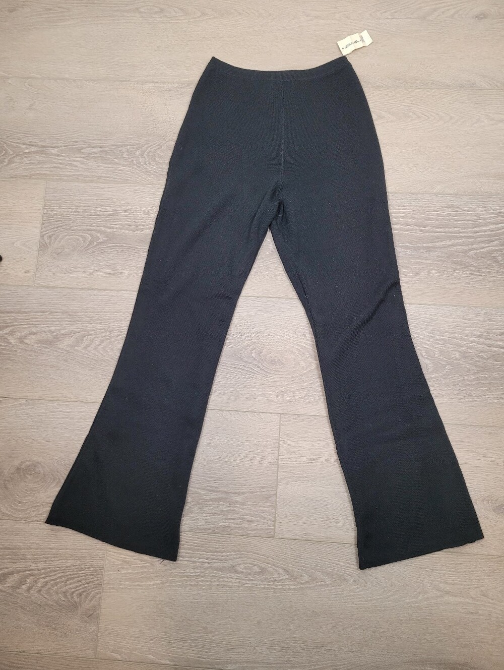 Brand New Vintage Eddie Bauer 50% Wool Black Pullover Pants Size: XS